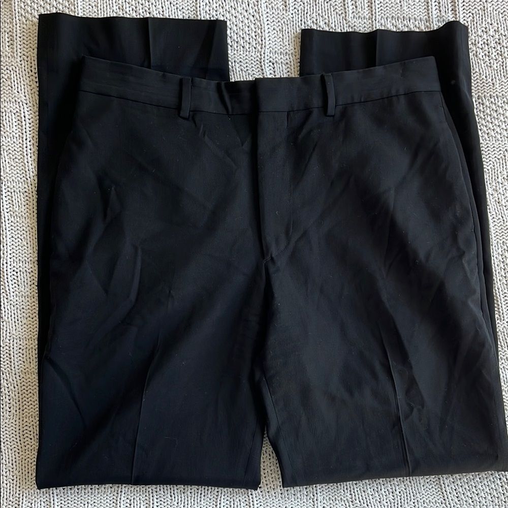 Banana Republic Pants Mens 32X32 100% Wool Black Lanificio F.lli Cerruti